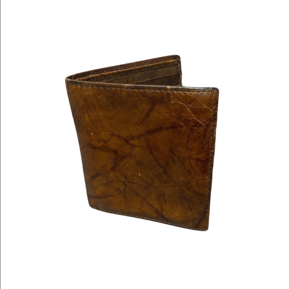Croft and Barrow Men’s Brown RFID-Blocking Leather Wallet